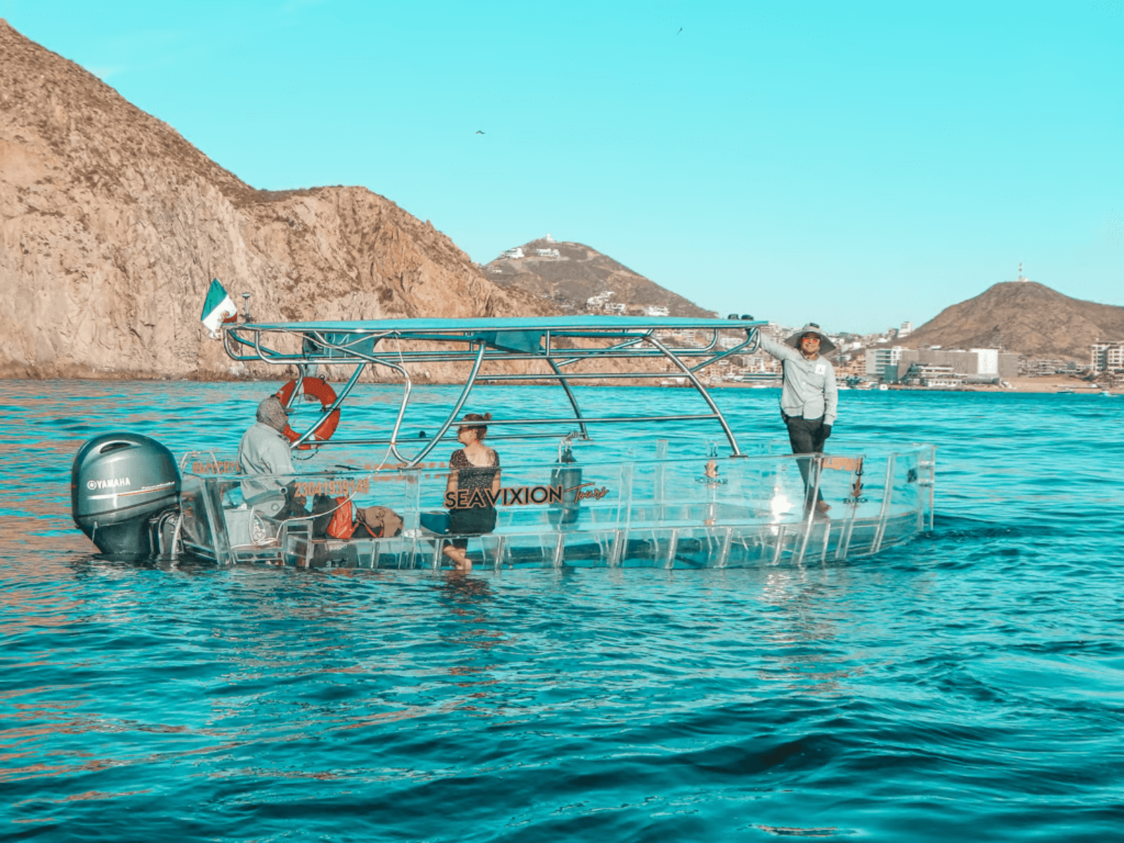 Cabo San Lucas City Tour & Clearboat